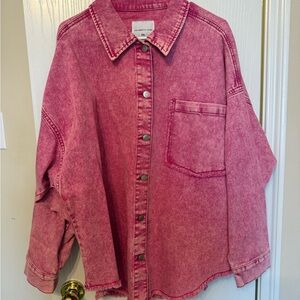 Celebrity Pink Faded Rose Jacket